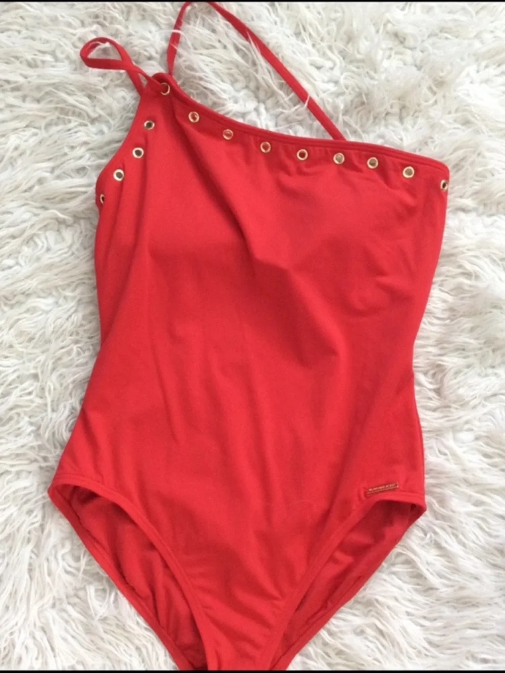 NWOT Michael MK One Shoulder Swimsuit
